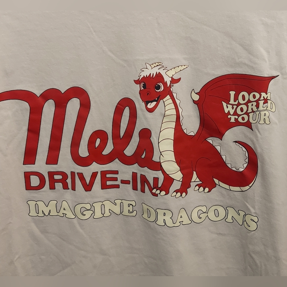 Imagine Dragons Mels Drive In Loom World Tour graphic tee Puff The Magic Dragon
